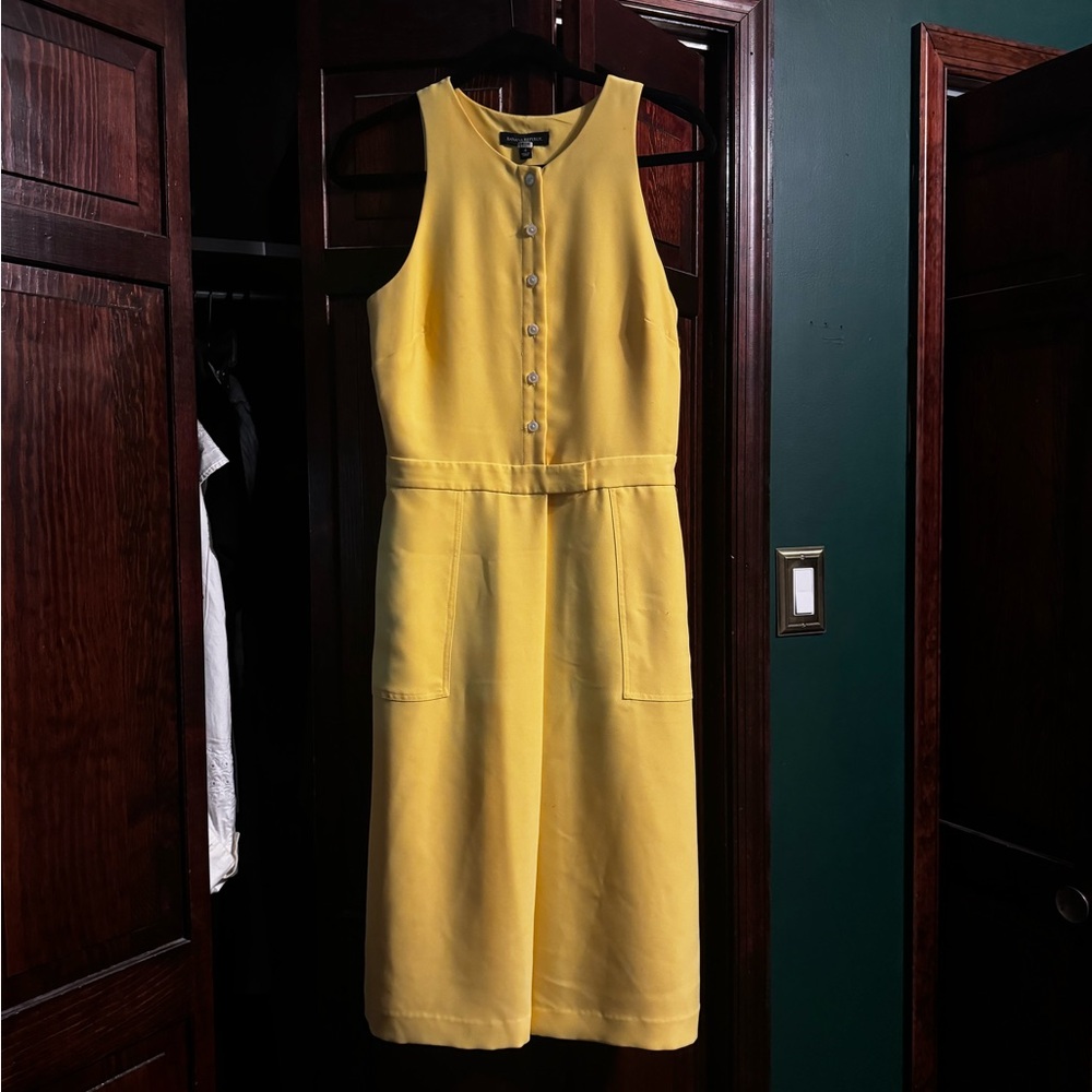 BANANA REPUBLIC VNTG Yellow Day Dress